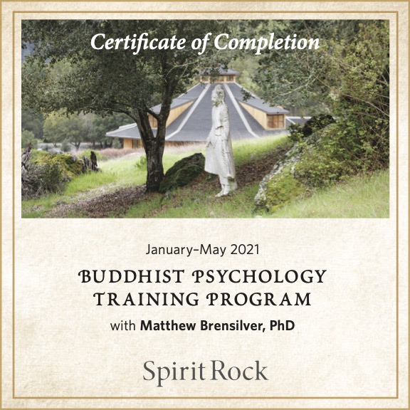 Buddhist Psychology Certificate